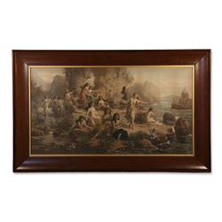 Island of the Sirens (19th Century), Print