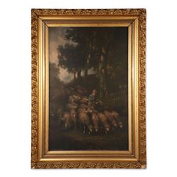 Sheep Flock. (19th Century), British