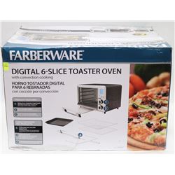 FARBERWARE DIGITAL 6-SLICE TOASTER OVEN WITH