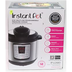 INSTANT POT 6 IN 1 MULTI-USE PROGRAMMABLE PRESSURE