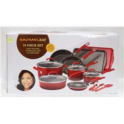 RACHEL RAY 16PC COOKWARE SET