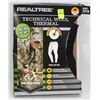 Image 1 : REALTREE TECHNICAL WOOL THERMAL MENS BOTTOM SIZE M