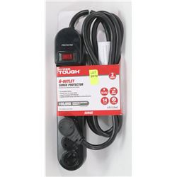 HYPERTOUGH 6 OUTLET SURGE PROTECTOR