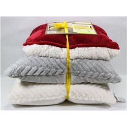 BUNDLE OF 3 DECORATIVE STAGING PILLOWS