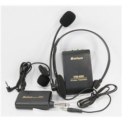 NEW BOLUN WIRELESS MICROPHONE SET