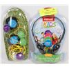 Image 1 : 2 SETS OF MAXWELL HEADPHONES INC KIDS ACTION WITH