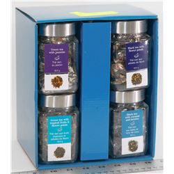 SET OF 4 ASSORTED TEAS - 49.5G PER JAR