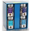 Image 1 : SET OF 4 ASSORTED TEAS - 49.5G PER JAR