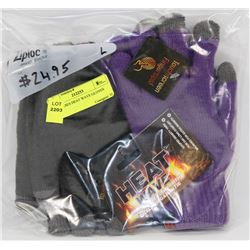 2PK LADIES HEAT WAVE GLOVES