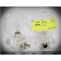 2- SHELL NITE LIGHTS.