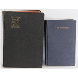 LOT OF 2 ANTIQUE BIBLE TYPE BOOKS