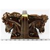 Image 1 : PAIR OF HORSE BOOKENDS.