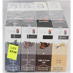 24 E-JUICE 10ML NICOTINE FREE FLAVOUR BOTTLES