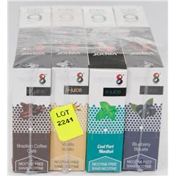 24 E-JUICE 10ML NICOTINE FREE FLAVOUR BOTTLES