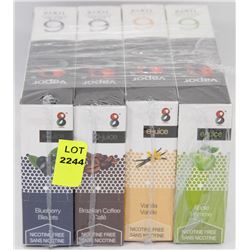 24 E-JUICE 10ML NICOTINE FREE FLAVOUR BOTTLES