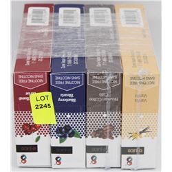 24 E-JUICE 10ML NICOTINE FREE FLAVOUR BOTTLES