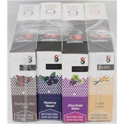 24 E-JUICE 10ML NICOTINE FREE FLAVOUR BOTTLES