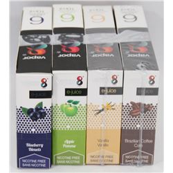 24 E-JUICE 10ML NICOTINE FREE FLAVOUR BOTTLES