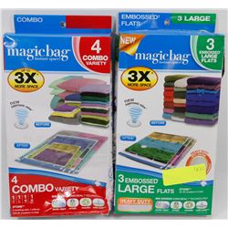2 PACKS OF MAGIC BAG SPACE SAVING BAGS