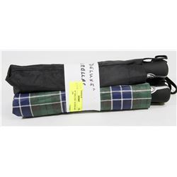 3 PACK OF "DELUXE" SUPER MINI UMBRELLAS.