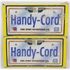 Image 1 : LOT OF TWO HANDY CORD FRONT LICENSE PLATE POWER
