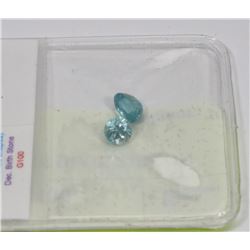 15) NATURAL RARE BLUE ZIRCON GEMSTONES