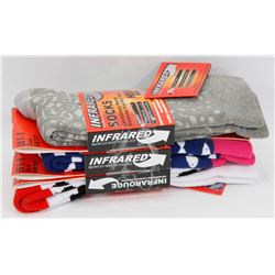 3PK LADIES HEAT WAVE SOCKS