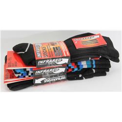 3PK MENS HEAT WAVE SOCKS