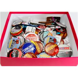 70+ COLLECTIBLE BUTTONS.