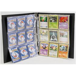 BLACK BINDER W/COLLECTION OF OVER 60