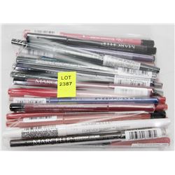 LARGE BAG OF ASSORTED MARCELLE EYELINER AND