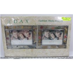 SET OF 2 DAX PHOTO FRAMES, 8"X10" FRAME TAKES