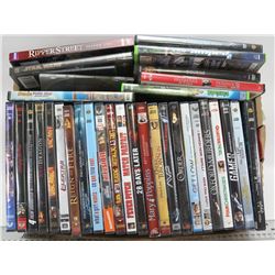 FLAT OF ASSORTED DVDS