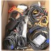 Image 1 : LARGE BOX W/AUDIO & VIDEO CORDS, APPLE
