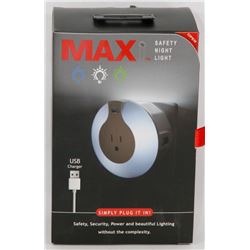 NEW MAX SAFETY NIGHT LIGHT - SIMPLY PLUG IT IN!