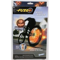NEW FUZE WHEEL WRITER -SPOKE MOUNTED LIGHT DISPLAY