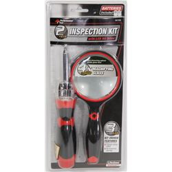 NEW 2PC INSPECTION KIT WITH LED BIT DRIVER