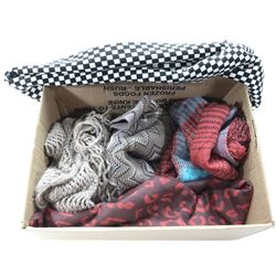 STORE OVERSTOCK BOX OF NEW SCARVES