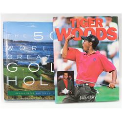 2 GOLF HARD COVER BOOKS INCL 500 WORLDS