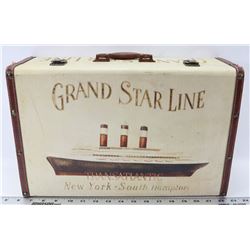 GRAND STAR LINE WOOD STORAGE KEEPSAKE BOX