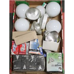 FLAT OF LIGHT BULBS