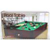 Image 1 : PORTABLE TABLE TOP POOL GAME 20 X 12