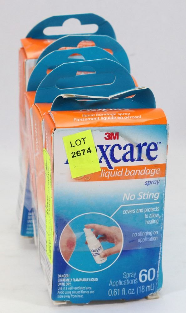 5 Nexcare 3m Liquid Bandage Spray 18ml 5 Nexcare 3m Liquid Bandage Spray 18ml
