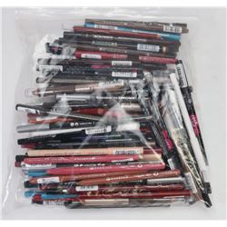 LARGE BAG OF LIP & EYE PENCILS