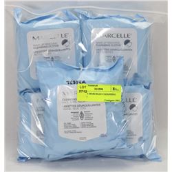 LOT OF 5 MARCELLE CLEANSING CLOTHS