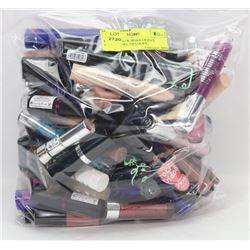 LARGE BAG OF MAKE UP INCL CONCEALERS, LIPSTICKS,