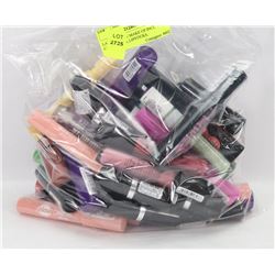 LARGE BAG OF MAKE UP INCL CONCEALERS, LIPSTICKS,