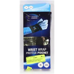 TRAINERS CHOICE ADJUSTABLE COMPRESSION WRIST WRAP