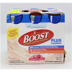 6 PACK BOOST STRAWBERRY MEAL SUPPLEMENTS (JUL2018)