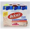 Image 1 : 6 PACK BOOST STRAWBERRY MEAL SUPPLEMENTS (JUL2018)